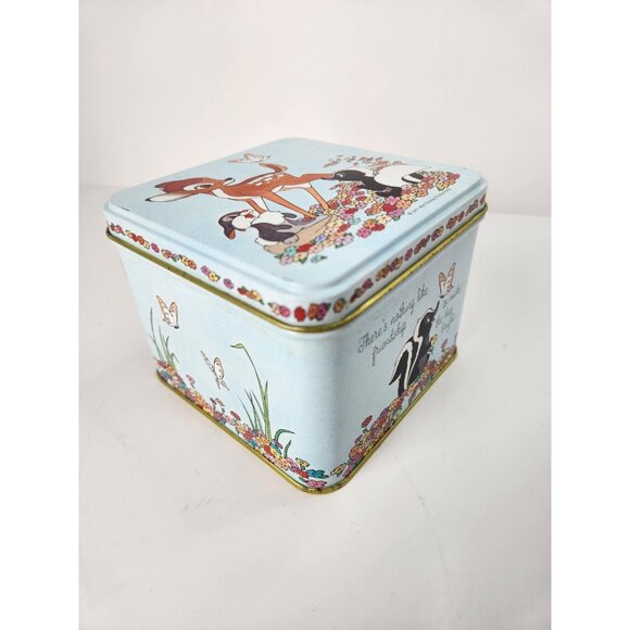 Vintage 1977 Walt Disney Hallmark Bambi 156 Pc Puzzle 10" Square w/Metal Tin - Picture 3 of 7